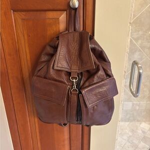 Genuine Cowhide Leather Backpack